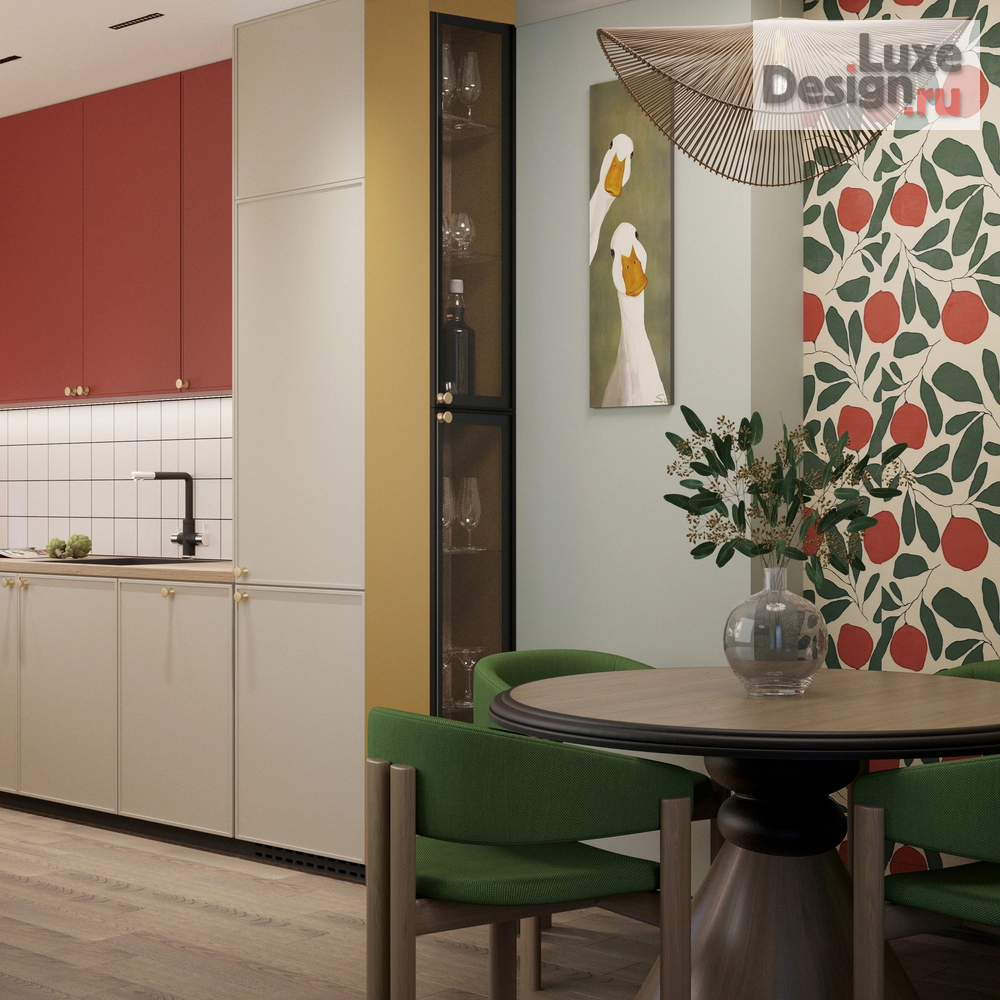 Дизайн интерьера трехкомнатной квартиры "ЖК на ул. Молокова" (фото 1)