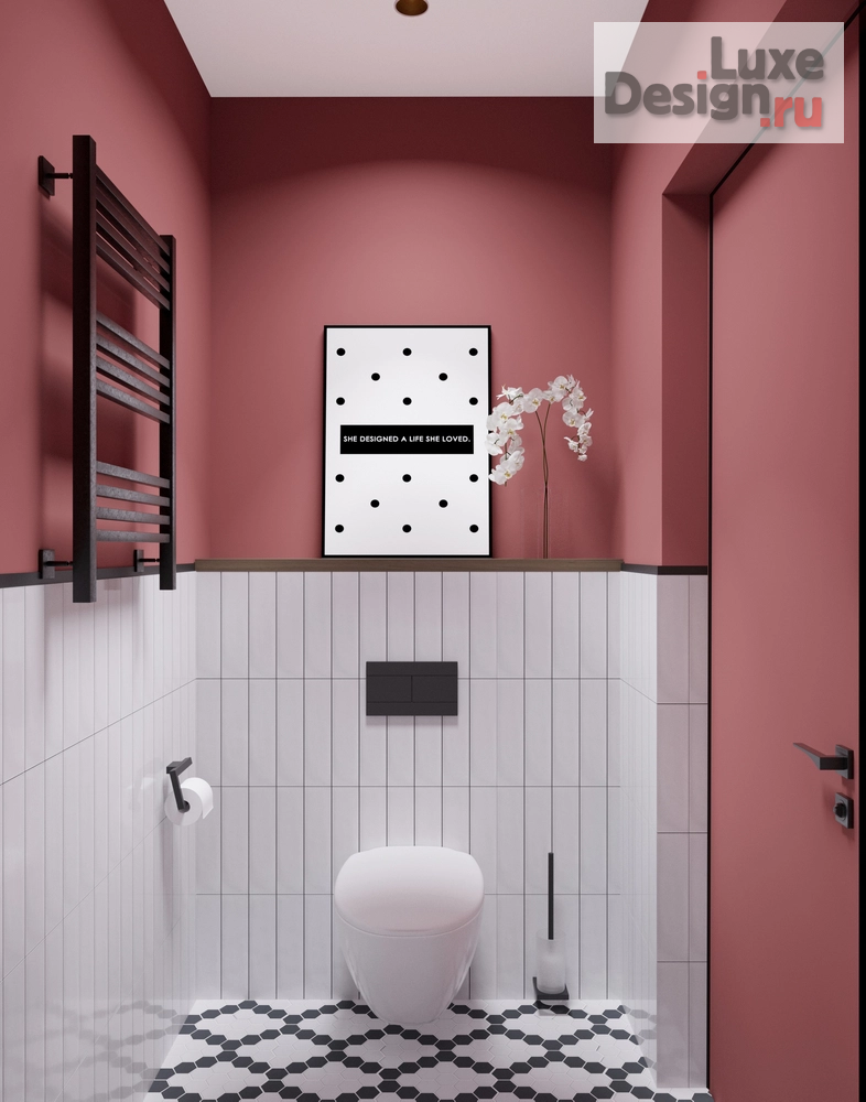 Дизайн интерьера двухкомнатной квартиры "Дизайн Квартиры в ЖК Scandis Ozero для молодой девушки" (фото 25)