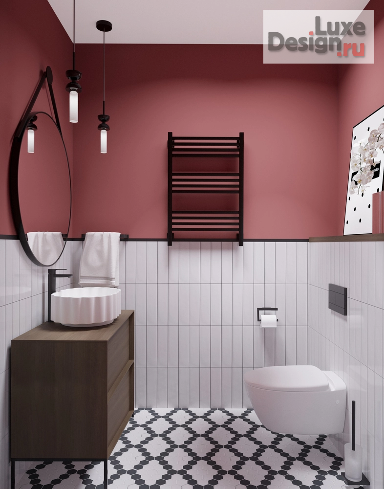 Дизайн интерьера двухкомнатной квартиры "Дизайн Квартиры в ЖК Scandis Ozero для молодой девушки" (фото 23)