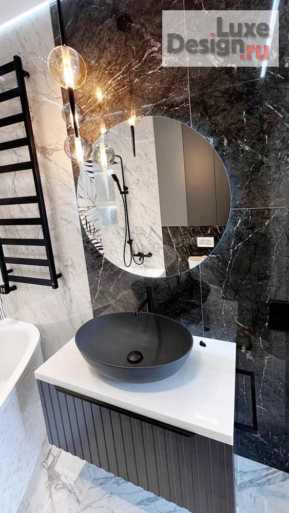 Дизайн интерьера четырехкомнатной квартиры ""Краски осени​" Дизайн​ проект квартиры в ЖК Преображенский" (фото 33)