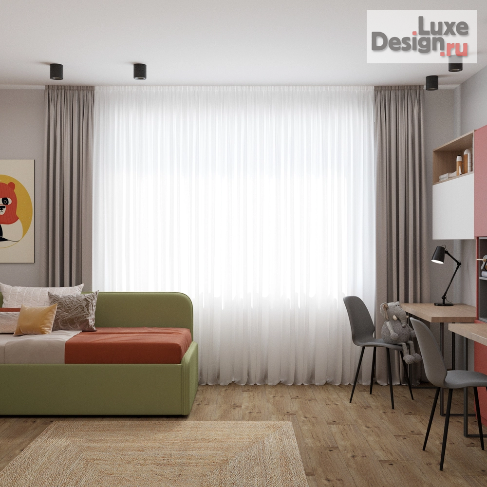 Дизайн интерьера трехкомнатной квартиры "ЖК на ул.Спандаряна" (фото 15)