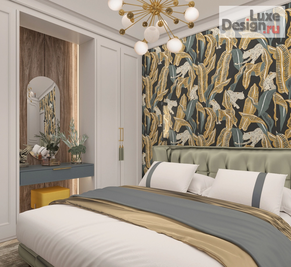 Дизайн интерьера трехкомнатной квартиры "Яркое решение для квартиры в ЖК SCANDIS OZERO" (фото 5)