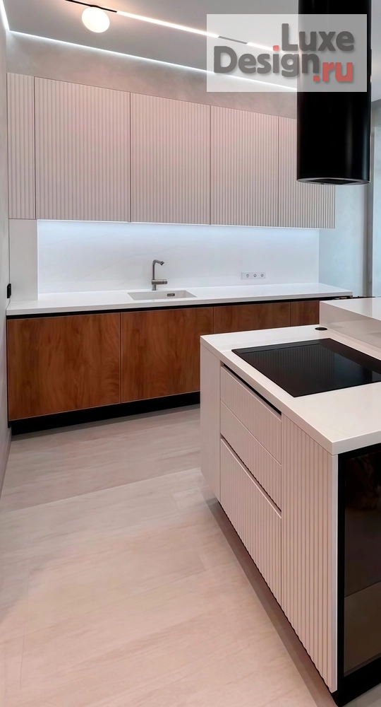 Дизайн интерьера четырехкомнатной квартиры ""Краски осени​" Дизайн​ проект квартиры в ЖК Преображенский" (фото 4)