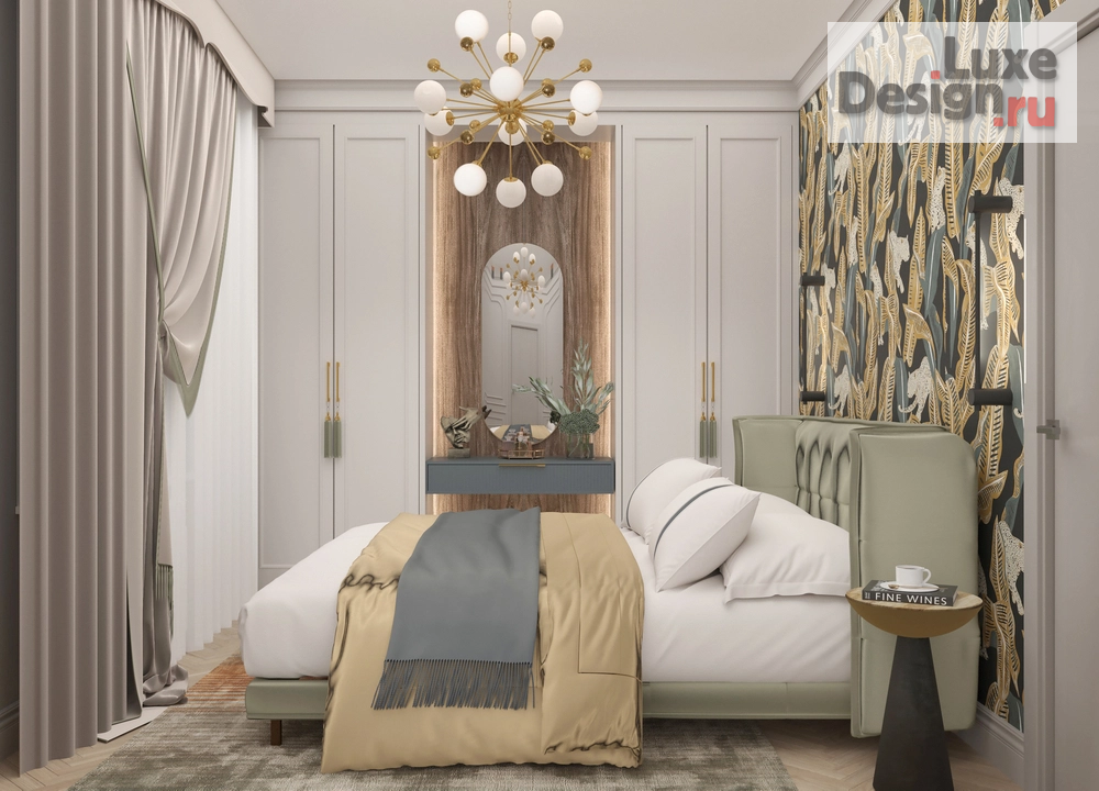 Дизайн интерьера трехкомнатной квартиры "Яркое решение для квартиры в ЖК SCANDIS OZERO" (фото 4)