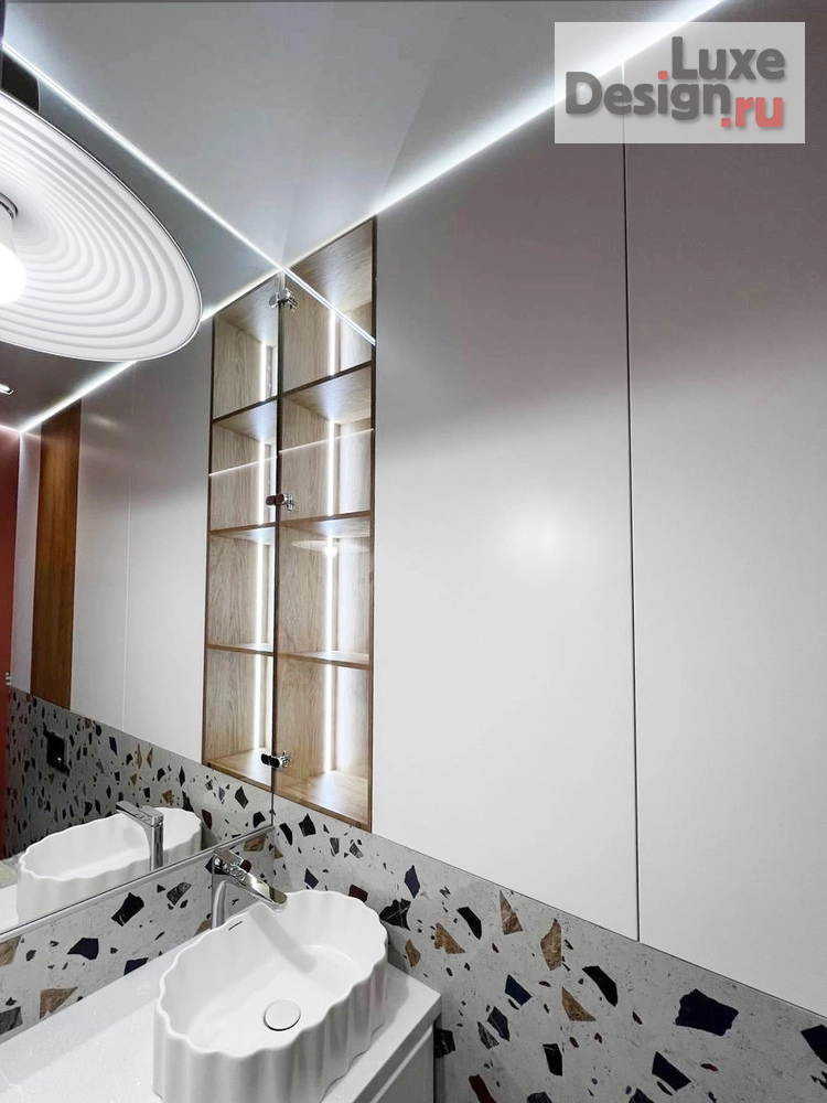 Дизайн интерьера четырехкомнатной квартиры ""Краски осени​" Дизайн​ проект квартиры в ЖК Преображенский" (фото 12)