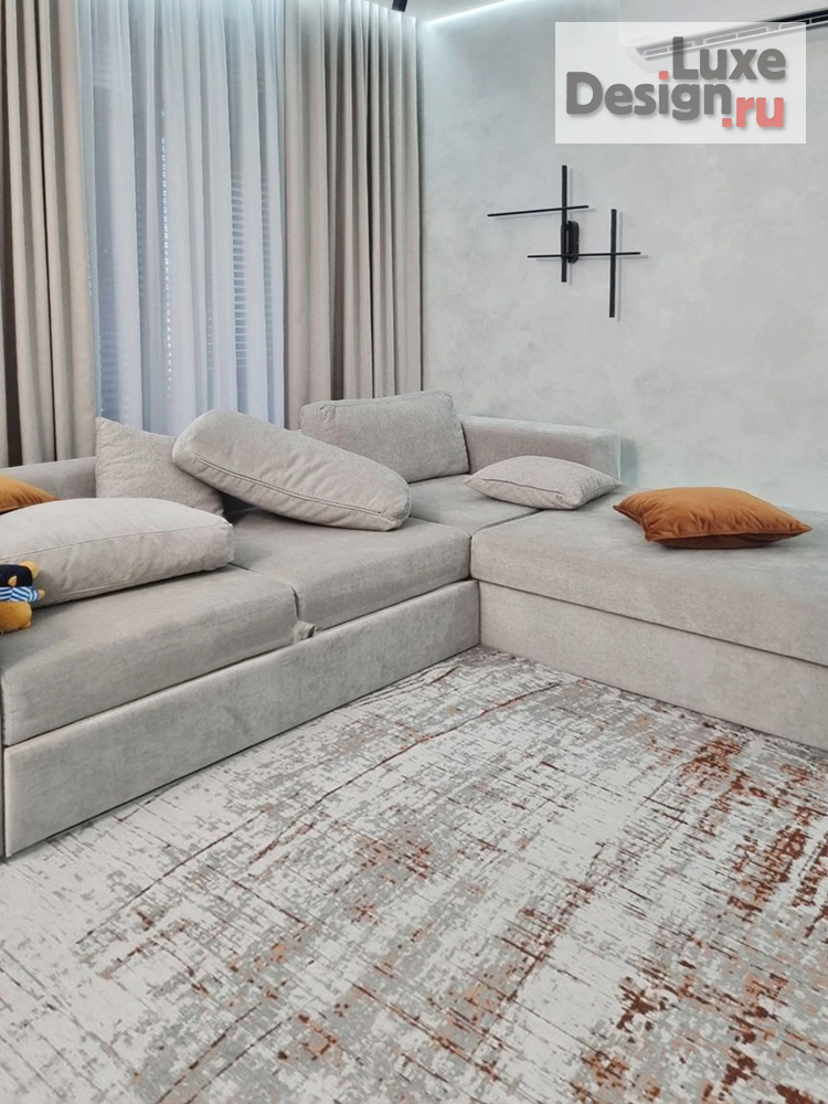 Дизайн интерьера четырехкомнатной квартиры ""Краски осени​" Дизайн​ проект квартиры в ЖК Преображенский" (фото 6)