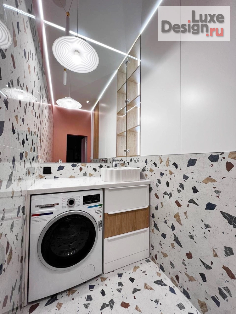 Дизайн интерьера четырехкомнатной квартиры ""Краски осени​" Дизайн​ проект квартиры в ЖК Преображенский" (фото 13)