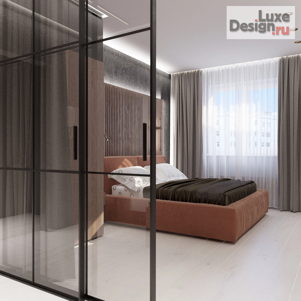 Дизайн интерьера двухкомнатной квартиры "Небольшая уютная квартира расположенная в живописном месте нашего города, с видом на сосны и горы " (фото 6)