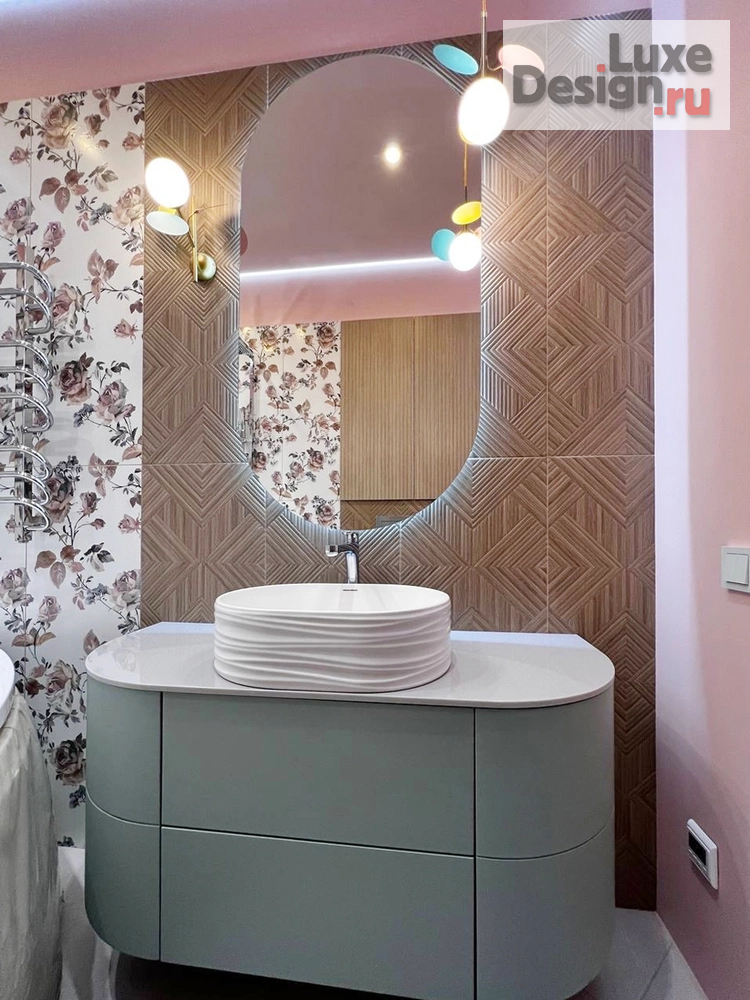 Дизайн интерьера четырехкомнатной квартиры ""Краски осени​" Дизайн​ проект квартиры в ЖК Преображенский" (фото 20)