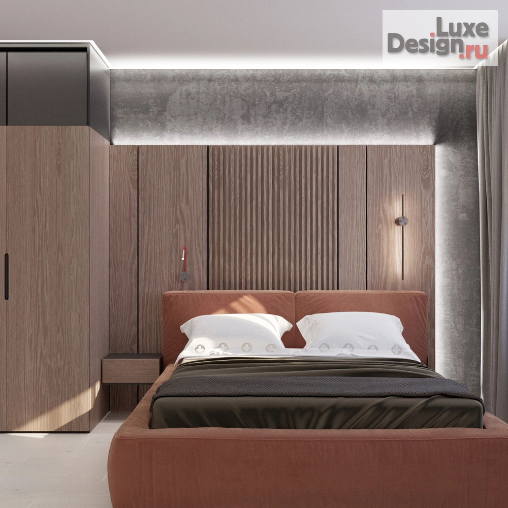 Дизайн интерьера двухкомнатной квартиры "Небольшая уютная квартира расположенная в живописном месте нашего города, с видом на сосны и горы " (фото 8)