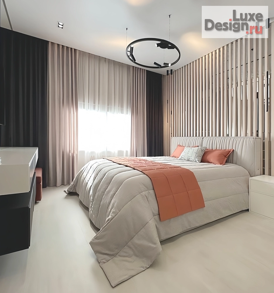 Дизайн интерьера четырехкомнатной квартиры ""Краски осени​" Дизайн​ проект квартиры в ЖК Преображенский" (фото 28)