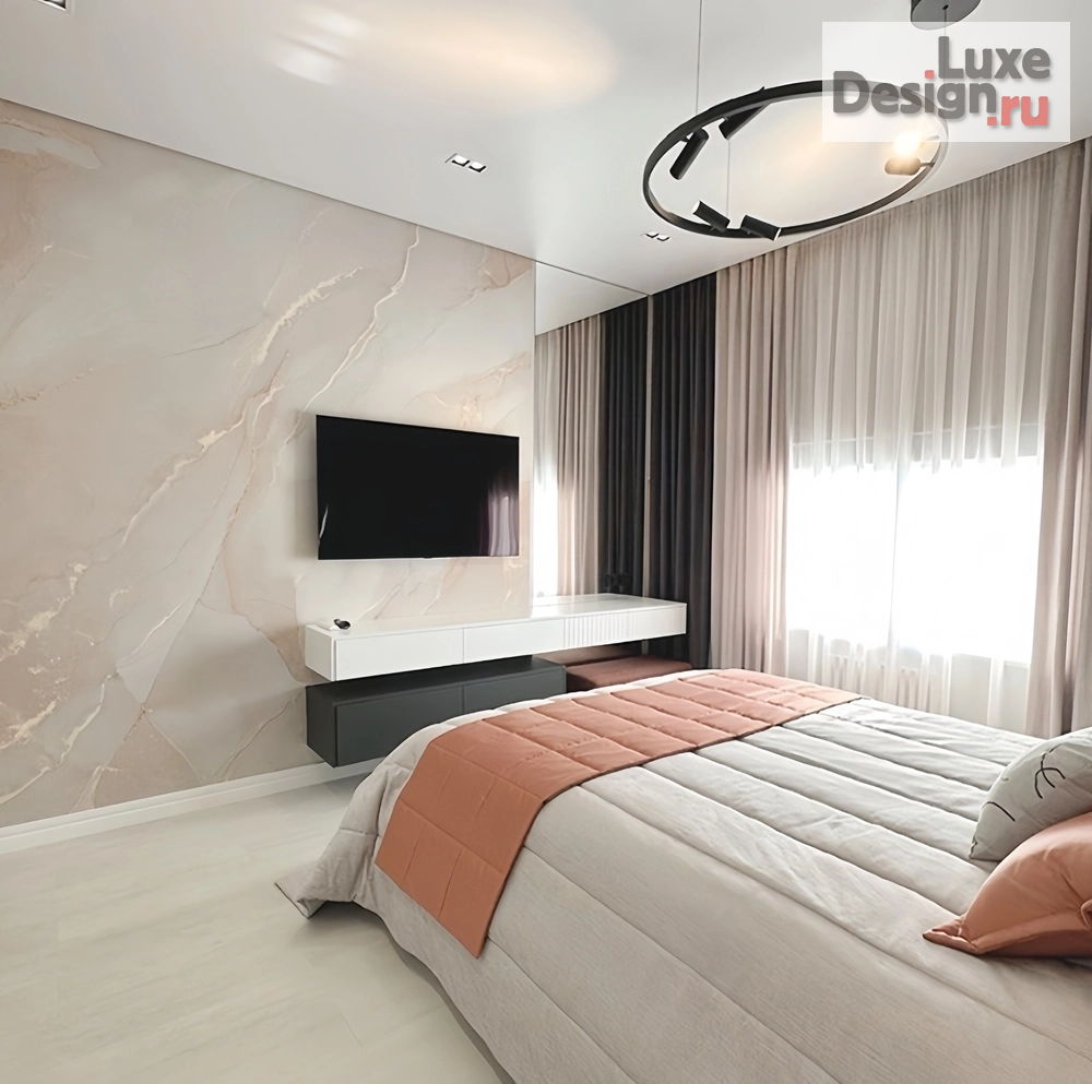 Дизайн интерьера четырехкомнатной квартиры ""Краски осени​" Дизайн​ проект квартиры в ЖК Преображенский" (фото 29)