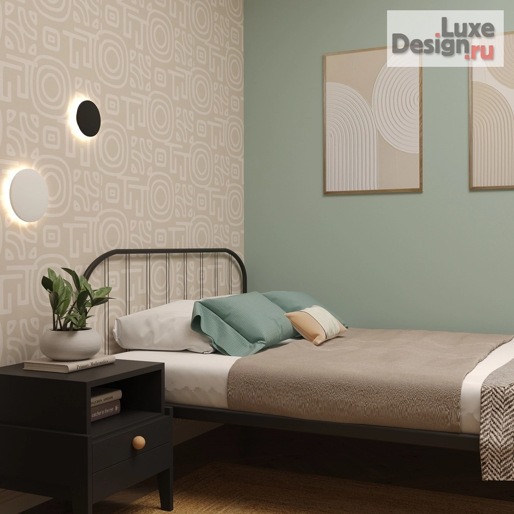 Дизайн интерьера загородного дома "Дом в пос. Манский с мятными акцентами ,как напоминание о весне, юности и прохладной свежести." (фото 13)