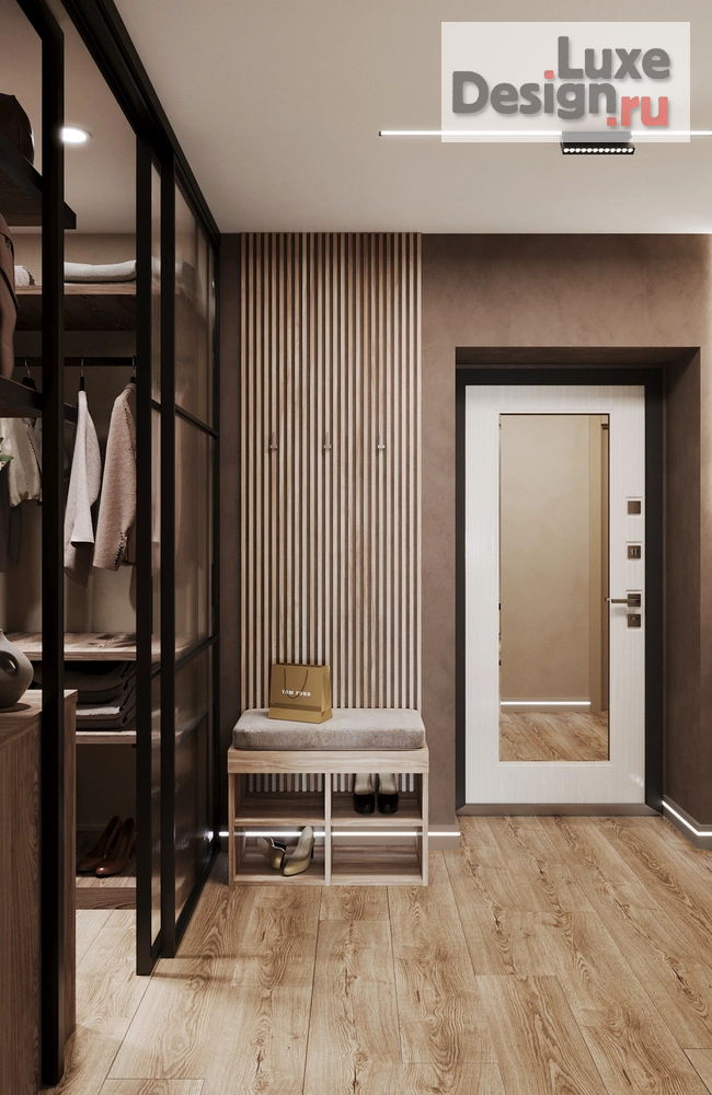 Дизайн интерьера двухкомнатной квартиры "Проект в современном стиле в ЖК Scandis Ozero" (фото 16)