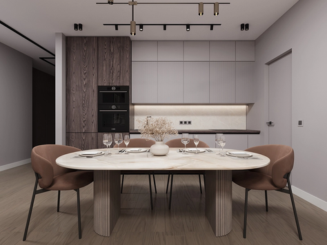 Дизайн интерьера трехкомнатной квартиры в Красноярске "Скандинавский Баланс"