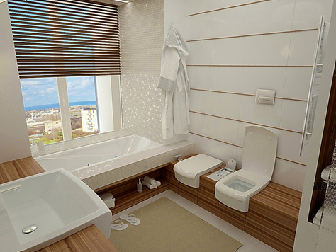 Дизайн интерьера ванной в Красноярске "Ванная комната"