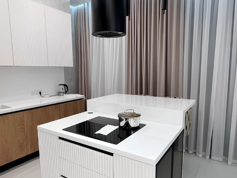 Дизайн интерьера четырехкомнатной квартиры в Красноярске ""Краски осени​" Дизайн​ проект квартиры в ЖК Преображенский"